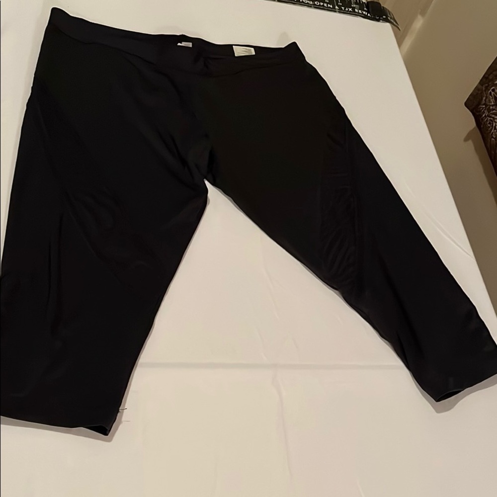 Adidas by Stella McCartney Black size large  Leggings with leopard mesh